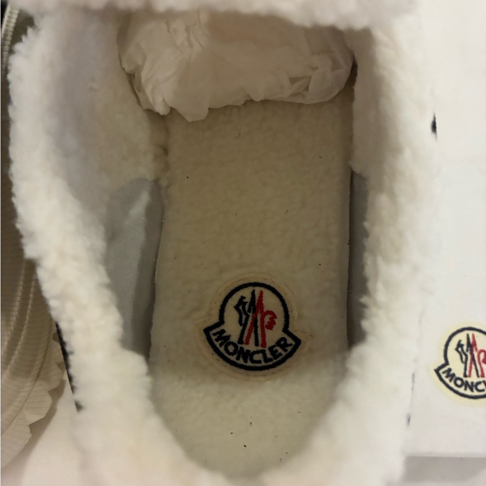 Moncler Black and White Acqua Boots - Picture 5 of 11